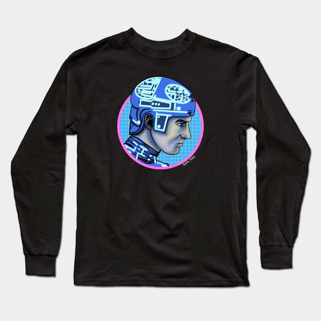 Tron Long Sleeve T-Shirt by Dark_Inks